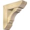 Ekena Millwork Olympic Slat Rough Sawn Bracket w/ Offset Brace, Douglas Fir, 8"W x 26"D x 26"H BKT0806X26X26OLY06RDF - alternate 1